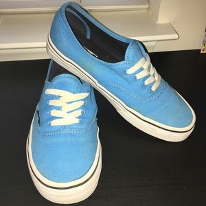 Blue Authentic Vans